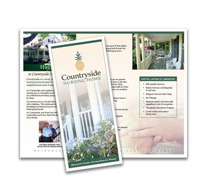 Countryside Nursing Home Brochure design