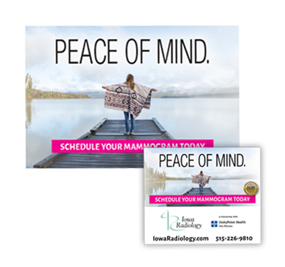 Peace of Mind Poster Design and Web ad