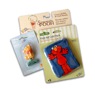 Disney, Sesame Street and Sincerely Pooh Packaging Design