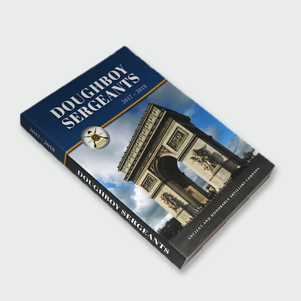 Ancient and Honorable Artillery Company of Massachusetts Doughboy Sergeants Book Design