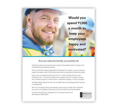 The Melton Agency Mailer